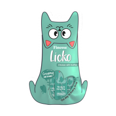 Finesse Licko Creamy Treat Chic Scallop 14g x 5s (4 packs), FS-0295 (4 packs), cat Wet Food, Finesse, cat Food, catsmart, Food, Wet Food